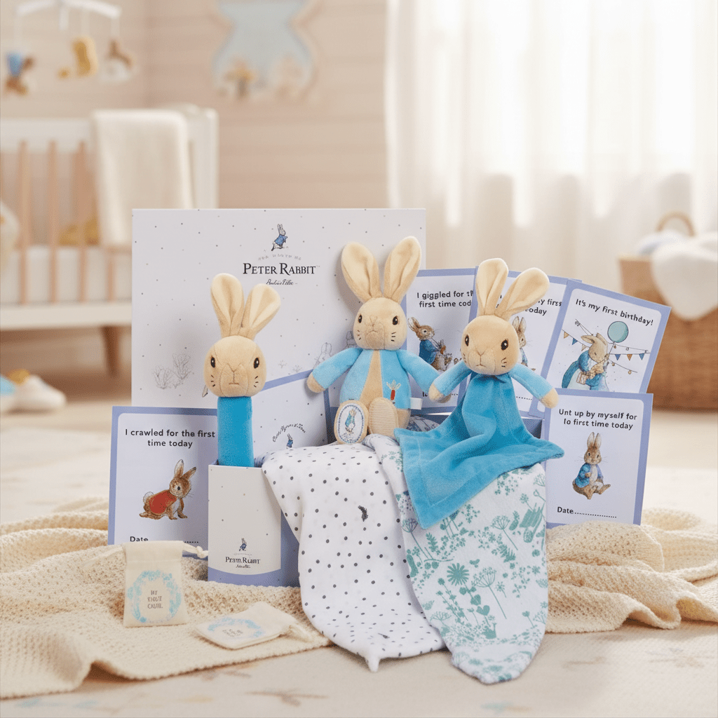 Peter Rabbit Memories Gift Set — Newborn Keepsake Box - Chic Petit