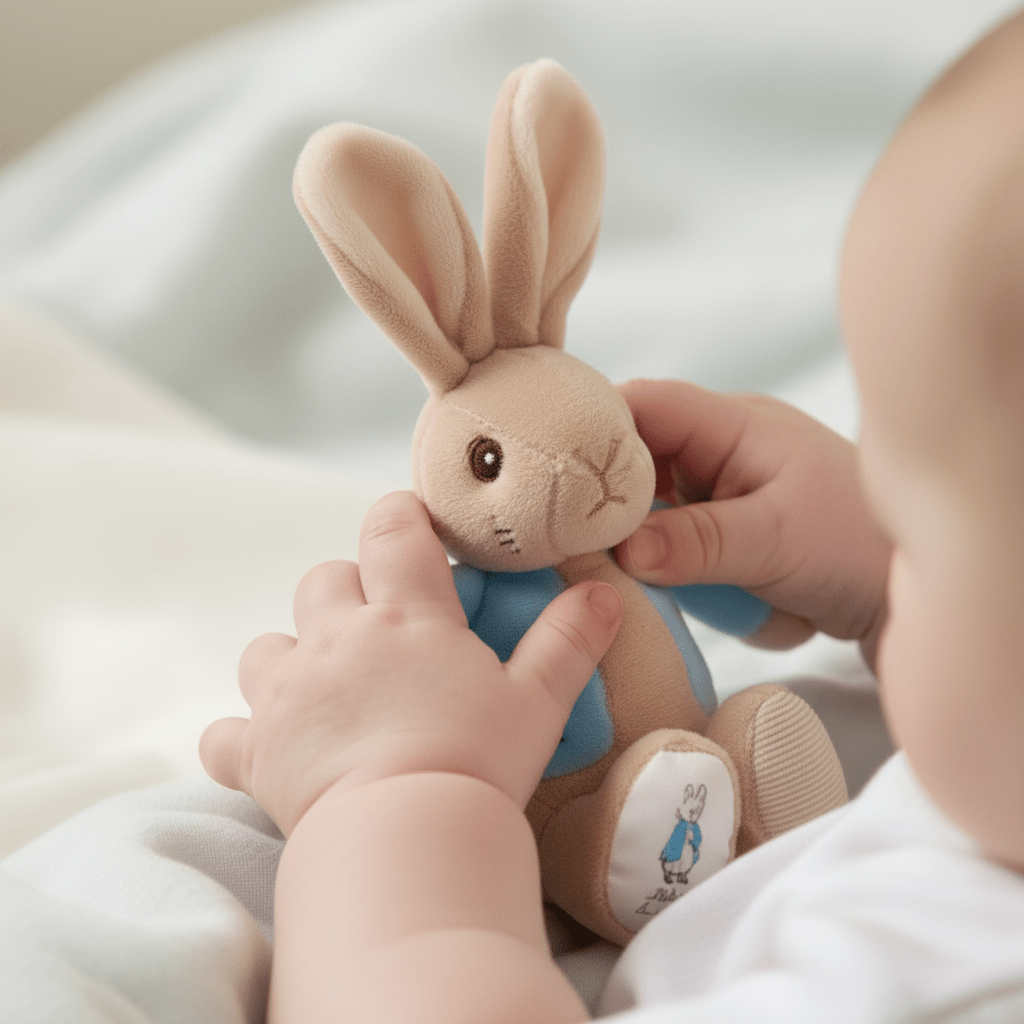 Peter Rabbit Soft Toy and Muslins Gift Set - Chic Petit