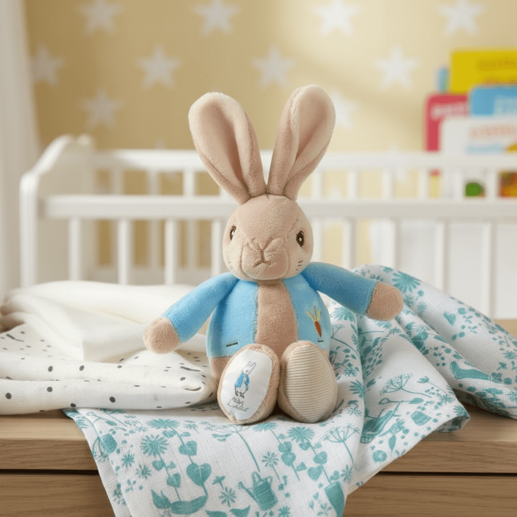 Peter Rabbit Soft Toy and Muslins Gift Set - Chic Petit