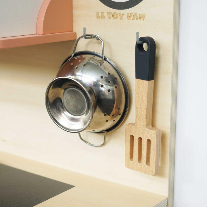 Rattan Family Wooden Play Kitchen - Chic Petit