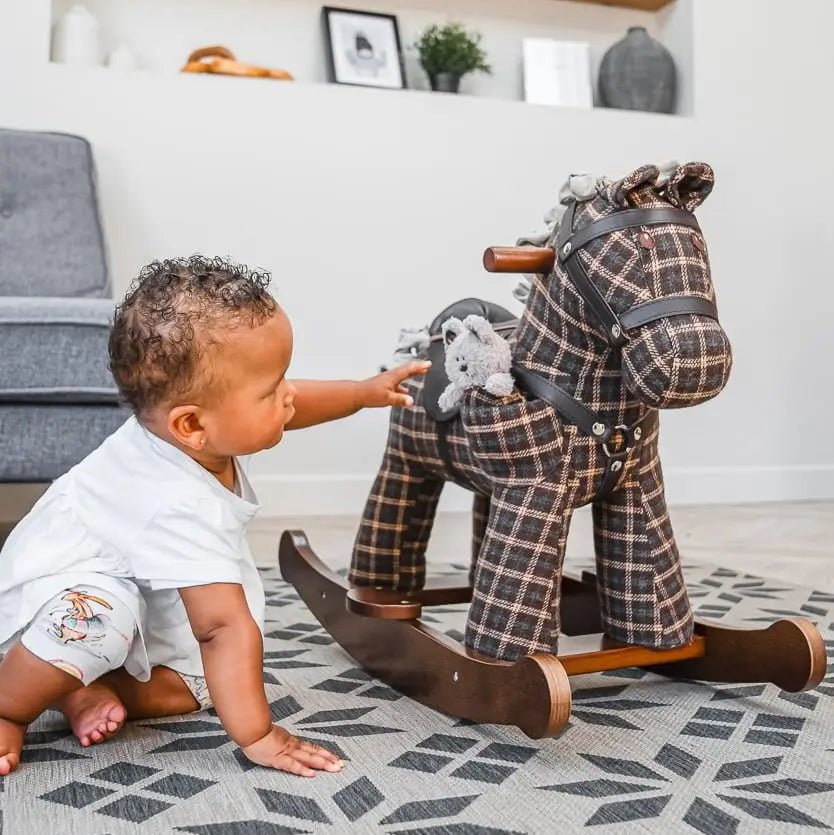 Rufus & Ted Rocking Horse (12m+) - Chic Petit