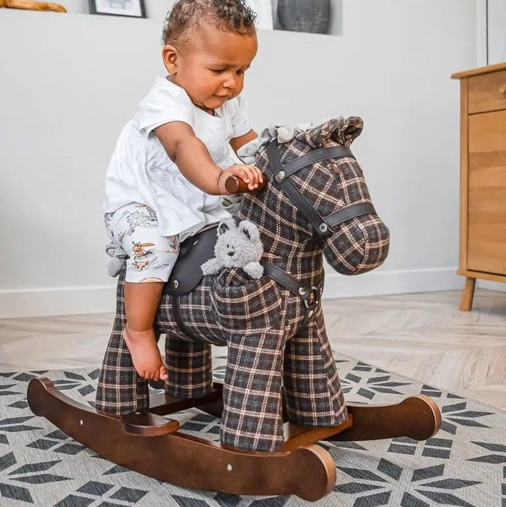 Rufus & Ted Rocking Horse (12m+) - Chic Petit