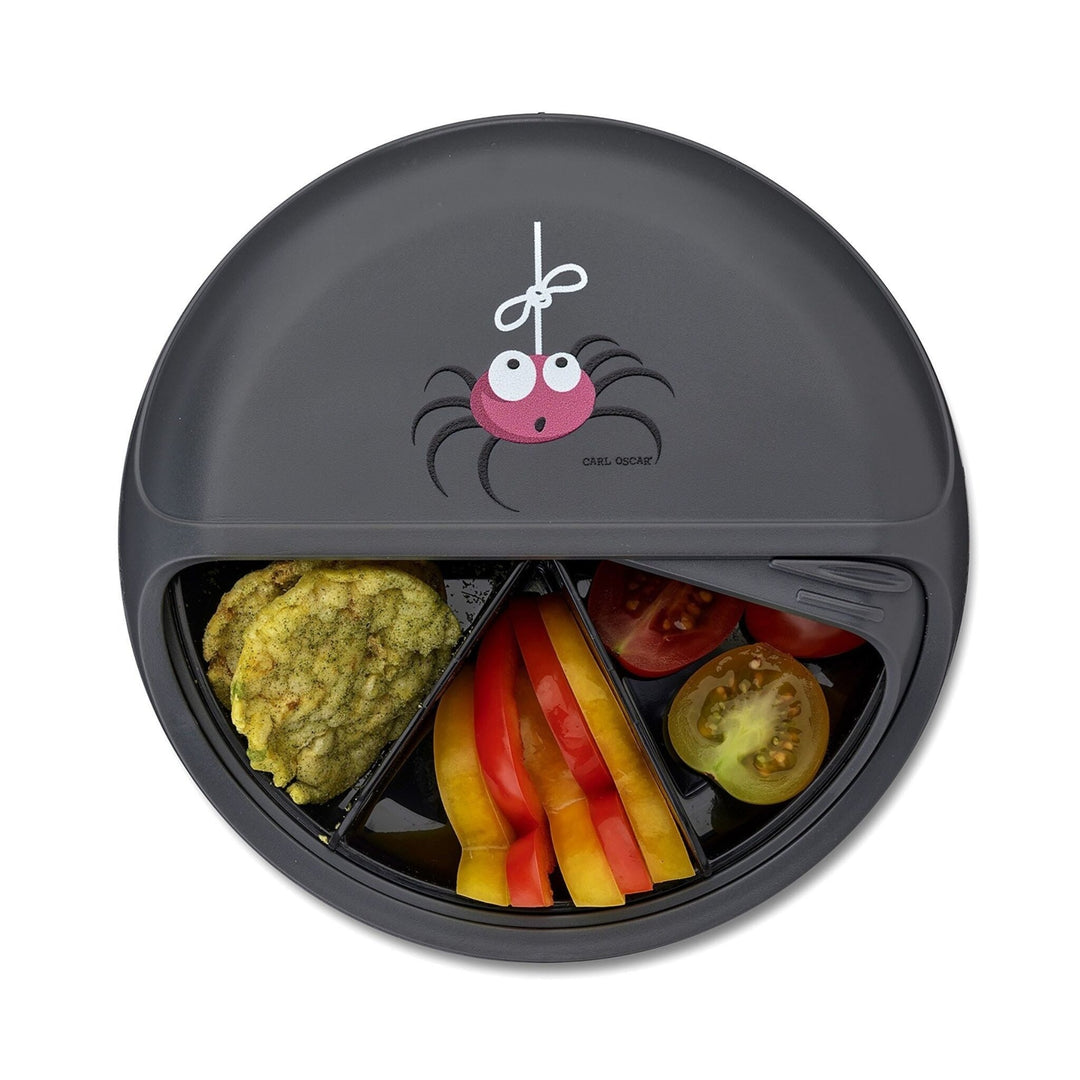 SnackDISC™ Kids Snack Box - Dark Grey - Chic Petit