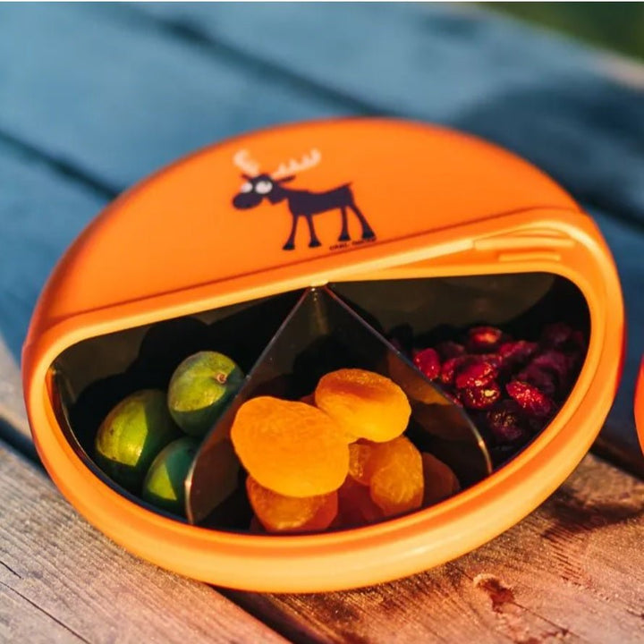 SnackDISC™ Kids Snack Box - Orange - Chic Petit
