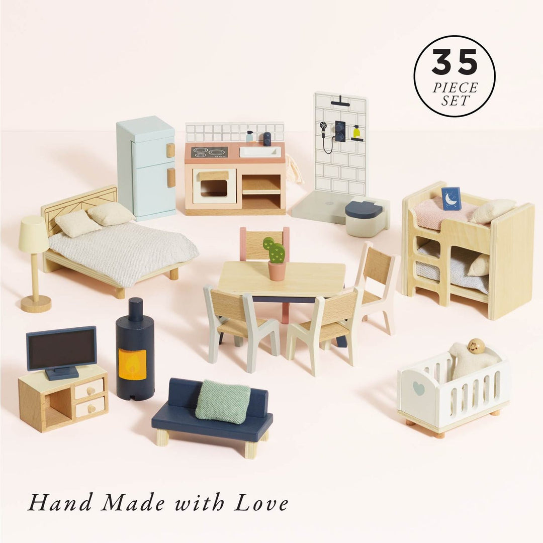 Sophie's FCS Wooden Dolls House & Furniture Set - Chic Petit