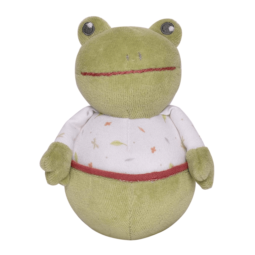 Tikiri Gemba the Frog Wheeble Rattle - Chic Petit