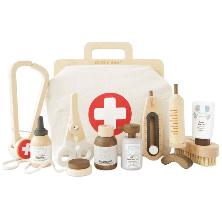 Wooden Animal Vet Set - Chic Petit