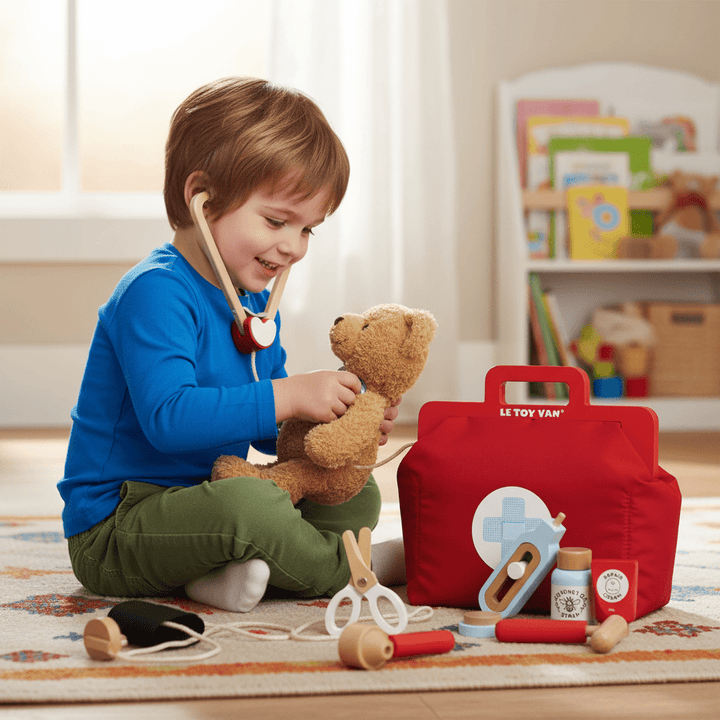 Wooden Doctors Play Set - Chic Petit