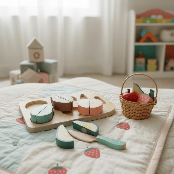 Wooden Fruit Cutting Board (10 pcs) - Chic Petit