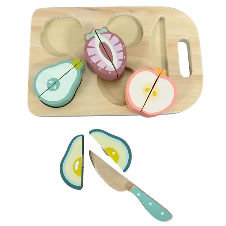 Wooden Fruit Cutting Board (10 pcs) - Chic Petit