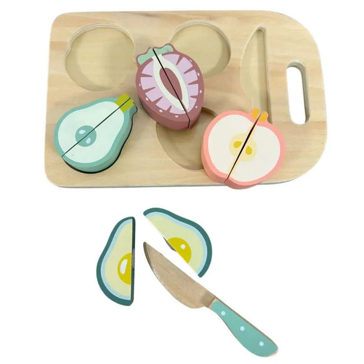 Wooden Fruit Cutting Board (10 pcs) - Chic Petit