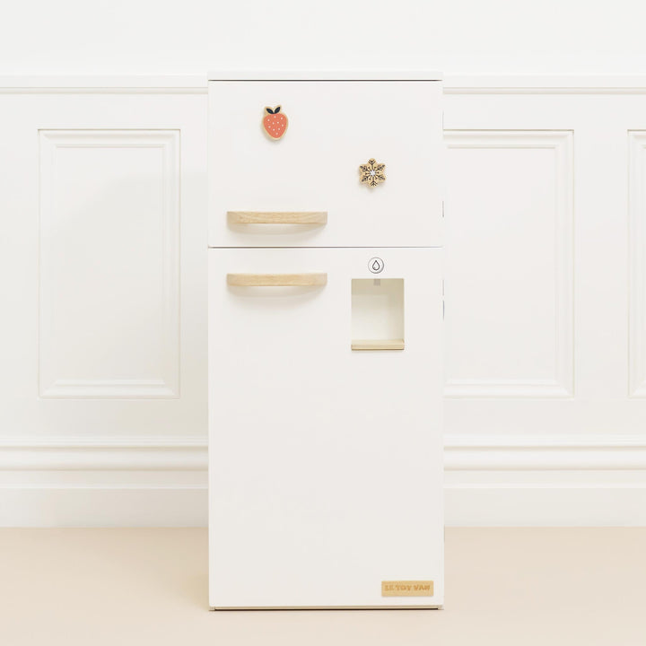 Wooden Kitchen Freestanding Fridge Freezer - Chic Petit