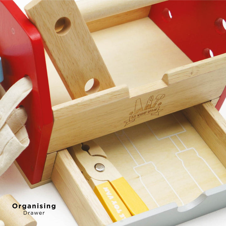 Wooden Tool Box with Wooden Tools - Chic Petit
