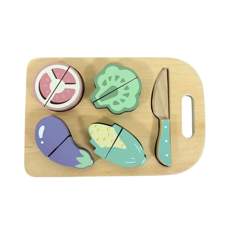 Wooden Vegetable Cutting Board (10 pcs) - Chic Petit