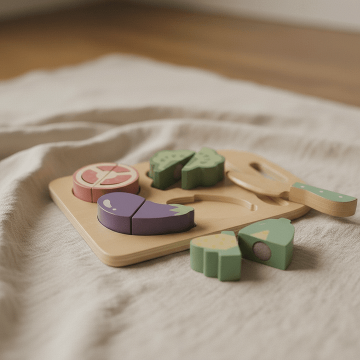 Wooden Vegetable Cutting Board (10 pcs) - Chic Petit
