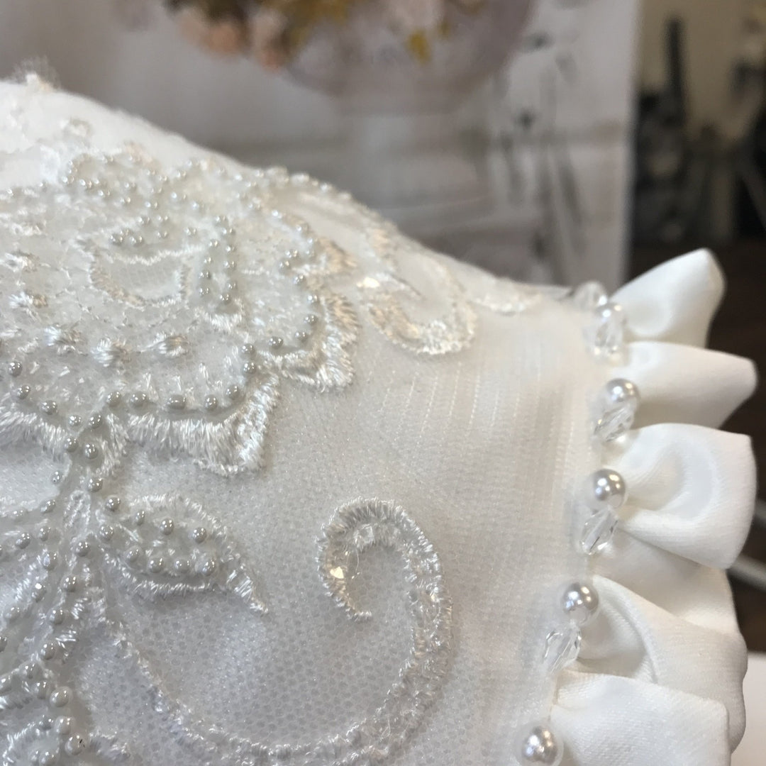 Alexa Ivory Christening Gown and Bonnet - Chic Petit