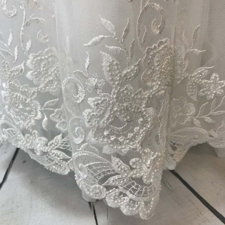 Alexa Ivory Christening Gown and Bonnet - Chic Petit