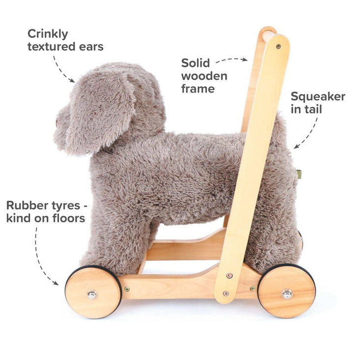 Bailey the Dog Push Along Walker - Chic Petit