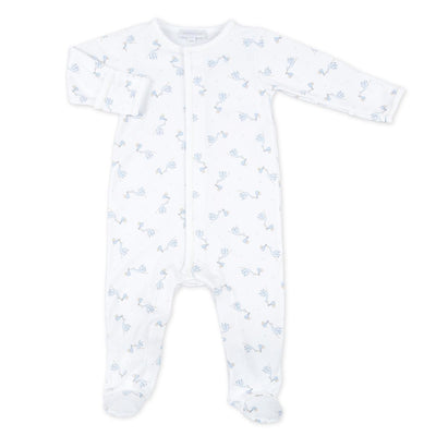 Blue Worth the Wait Printed Babygrow - Chic Petit