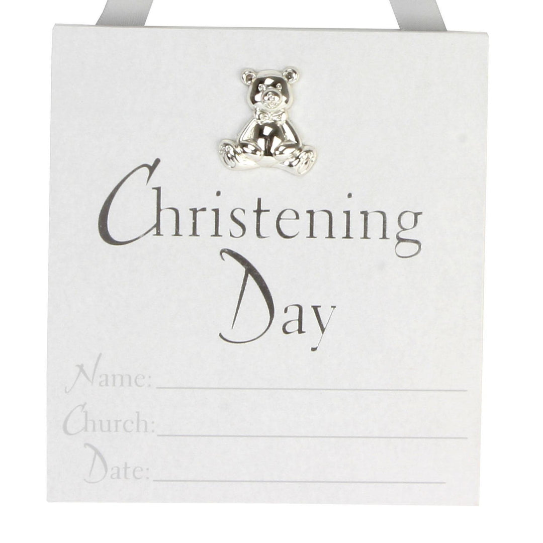 Christening Hanging Plaque - Chic Petit