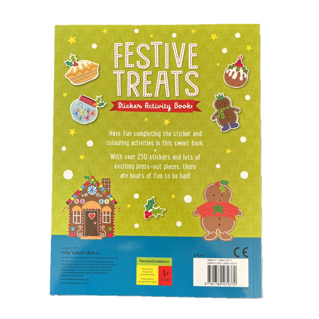 Festive Treats Sticker Activity Book - Chic Petit