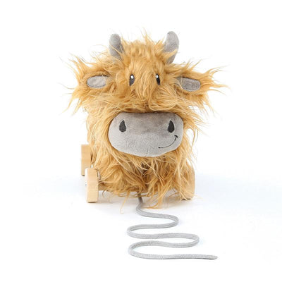 Hubert the Highland Cow Pull Along - Chic Petit