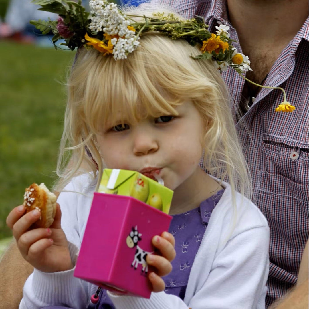 Juice Box Holder - Purple - Chic Petit