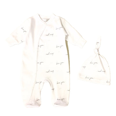 Love You ♥ White Layette Set - Chic Petit