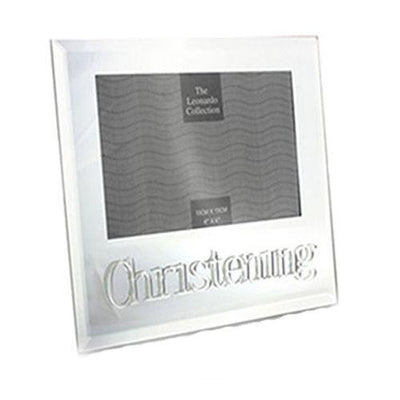 Mirrored Christening Photo Frame - Chic Petit