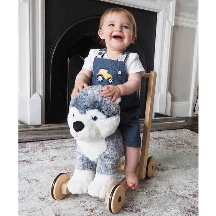Mishka the Husky Dog Push Along - Chic Petit