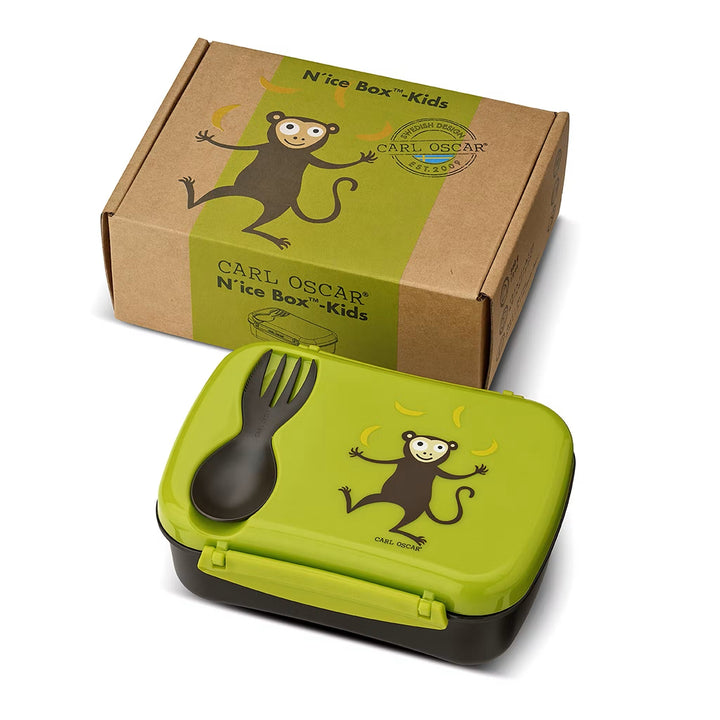 N'ice Box Kids Lunch Box with Cooling Pack - Lime - Chic Petit