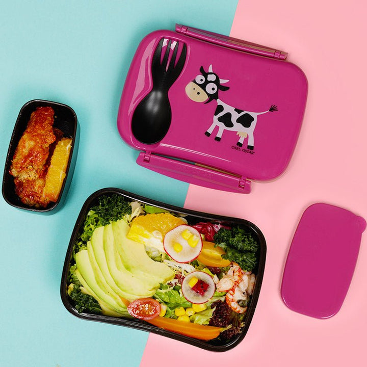 N'ice Box Kids Lunch Box with Cooling Pack - Purple - Chic Petit