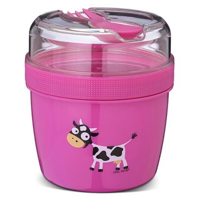 N'ice Cup Kids Lunch Box with Cooling Disc - Purple - Chic Petit