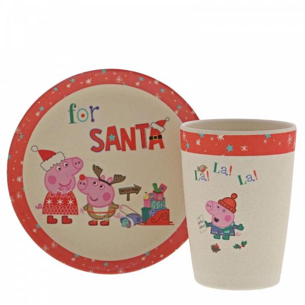 Peppa Pig Bamboo Christmas Eve Set - Chic Petit