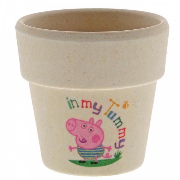 Peppa Pig Egg Cup Bamboo Dinner Set - Chic Petit
