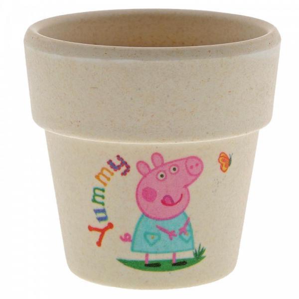 Peppa Pig Egg Cup Bamboo Dinner Set - Chic Petit