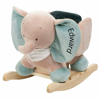 Personalised Animal Rocker - Edward the Elephant - Chic Petit