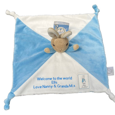 Personalised Beatrix Potter's Peter Rabbit Comfort Blanket - Chic Petit