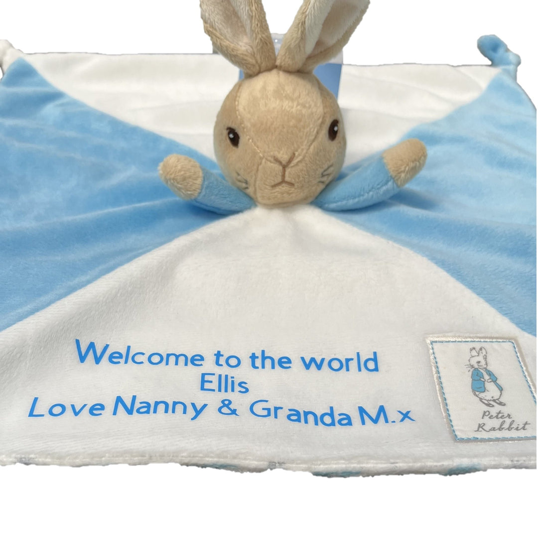 Personalised Beatrix Potter's Peter Rabbit Comfort Blanket - Chic Petit