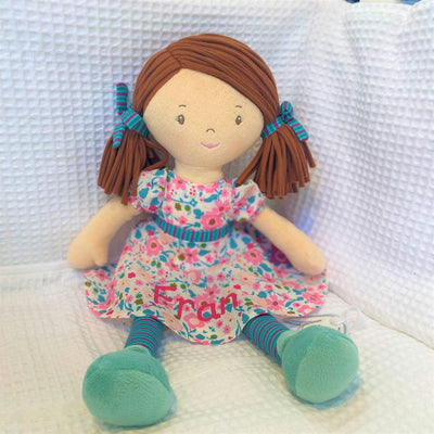 Personalised Classic Rag Doll | Rag Doll with Name | Soft Doll | Christening Gift | Confirmation Gifts for Girls | My First Doll | Girls Toy - Chic Petit
