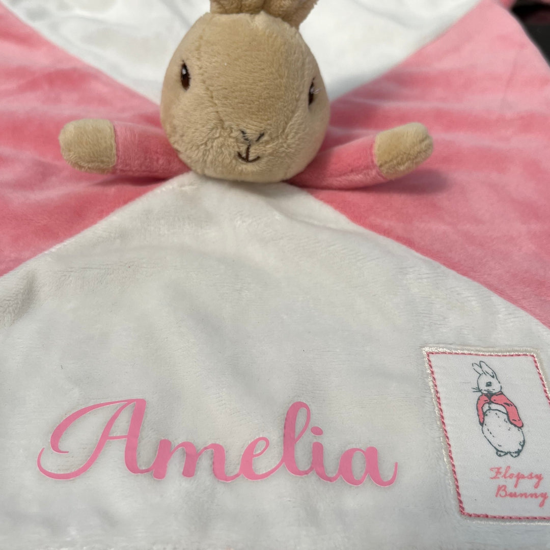 Personalised Flopsy Bunny Comfort Blanket - Chic Petit