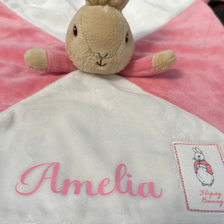 Personalised Flopsy Bunny Comfort Blanket - Chic Petit