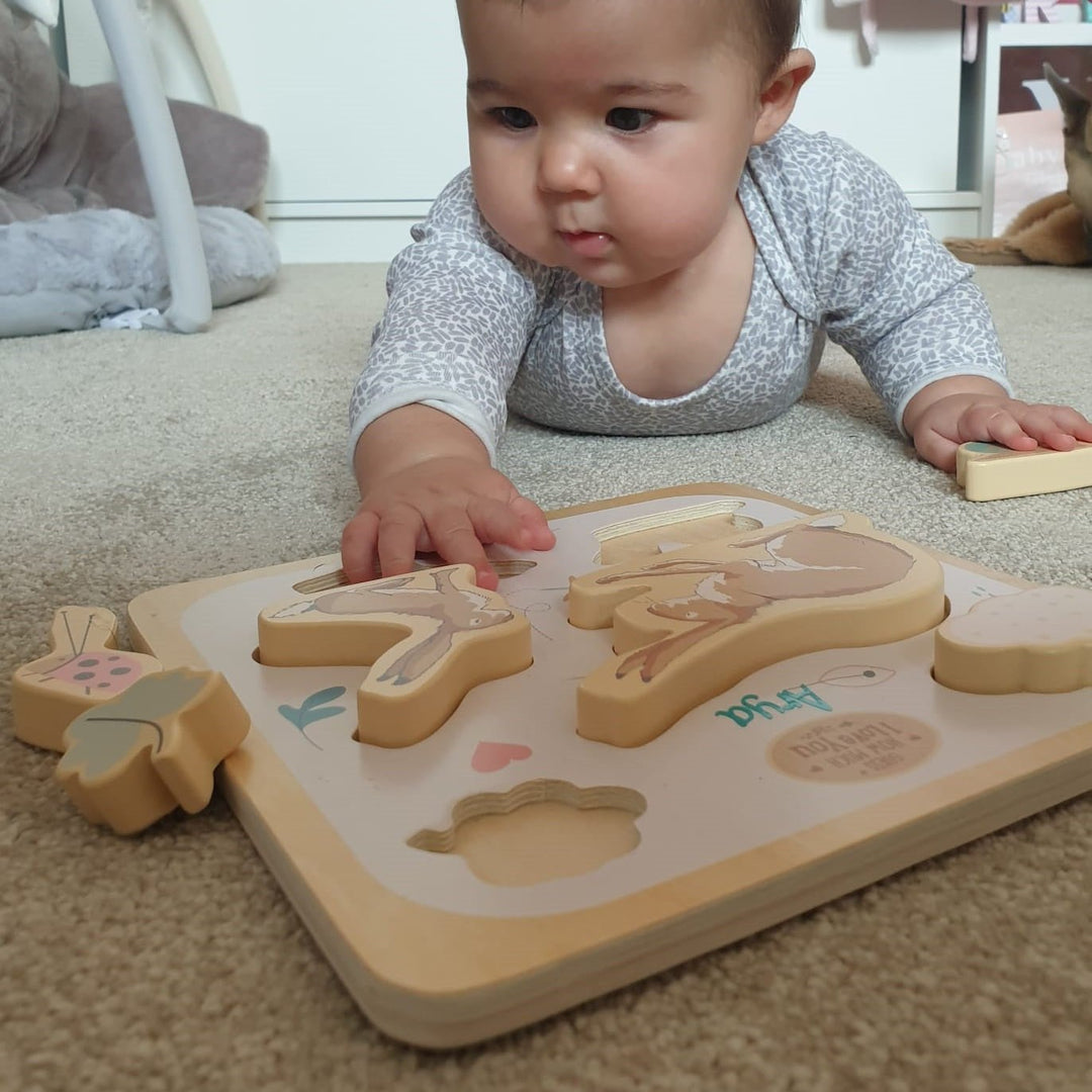 Personalised Guess How Much I Love You Chunky Wooden Puzzle - Chic Petit