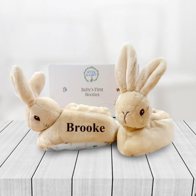 Personalised Peter Rabbit Booties - Chic Petit