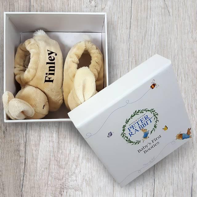 Personalised Peter Rabbit Booties - Chic Petit