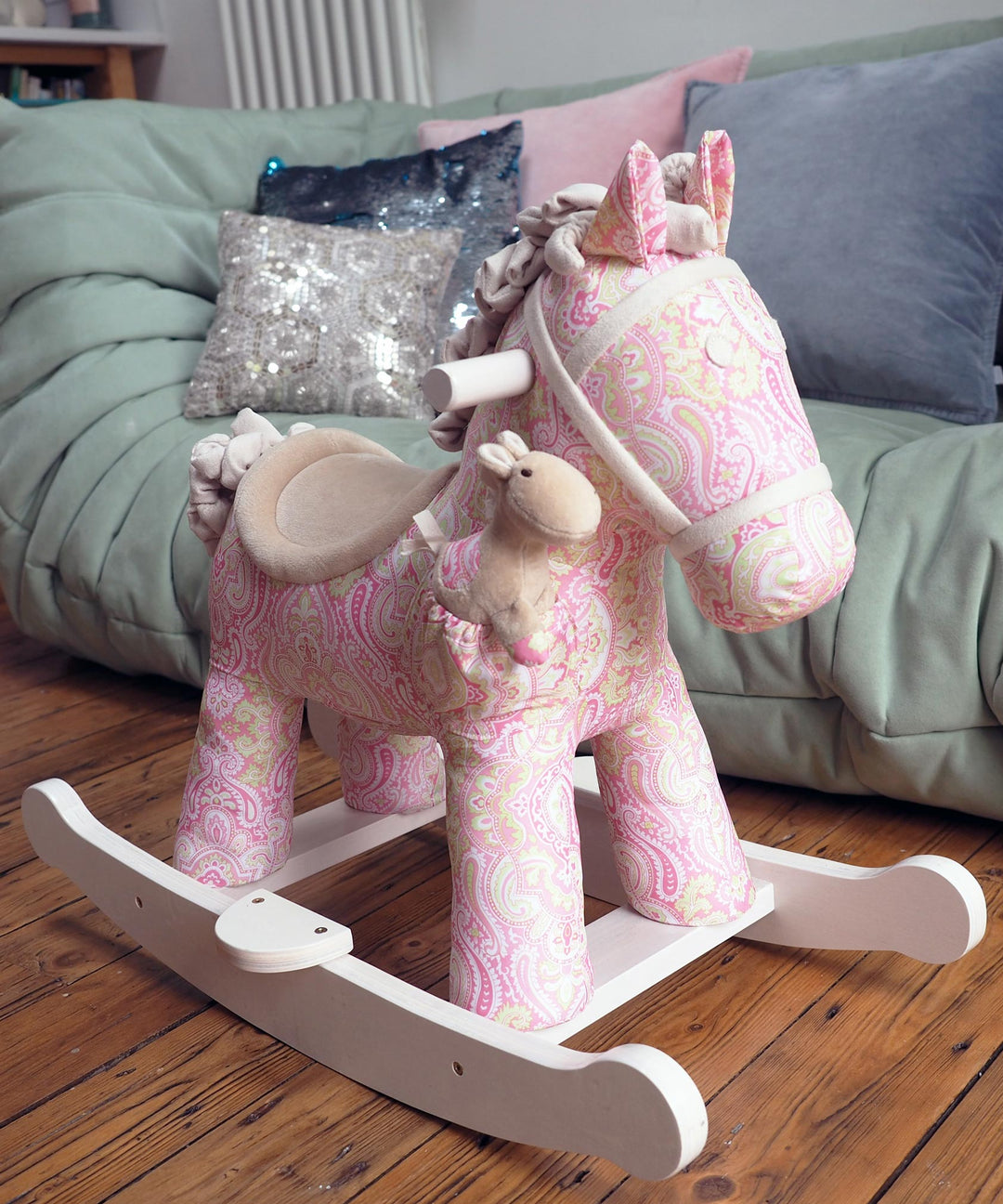 Personalised Pixie & Fluff Rocking Horse (9m+) - Chic Petit