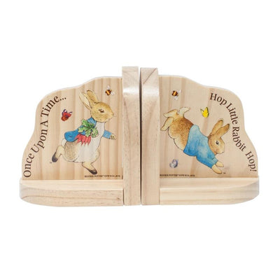 Peter Rabbit Wooden Book Ends - Chic Petit