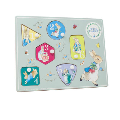 Peter Rabbit Wooden Peg Puzzle - Chic Petit