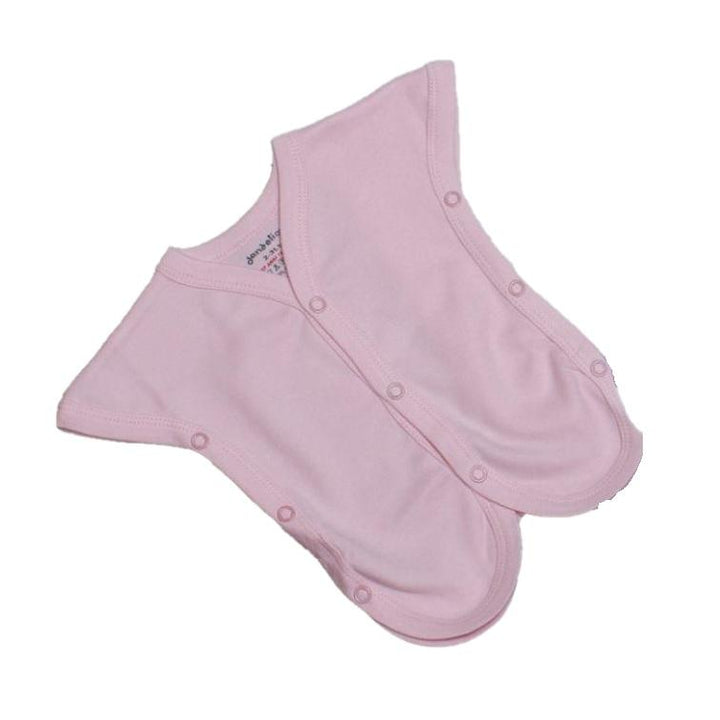 Pk.2 Incubator Premature Baby Vests - White, Pink or Blue - Chic Petit