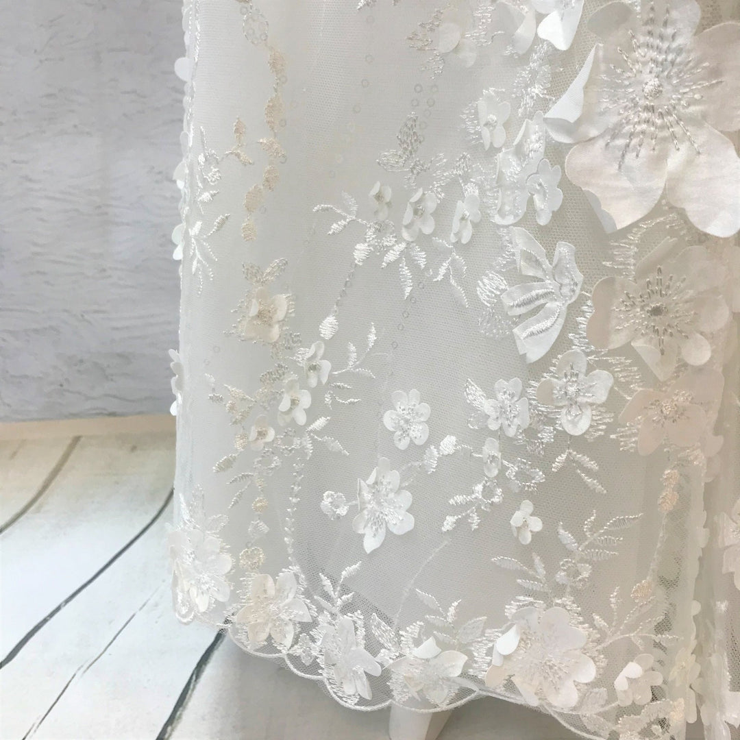 Rachael Ivory Christening Gown and Bonnet - Chic Petit